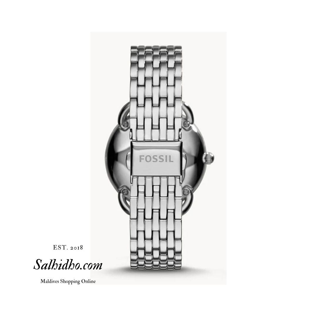 ES3712 - Fossil Tailor Multifunction White Dial Ladies Watch