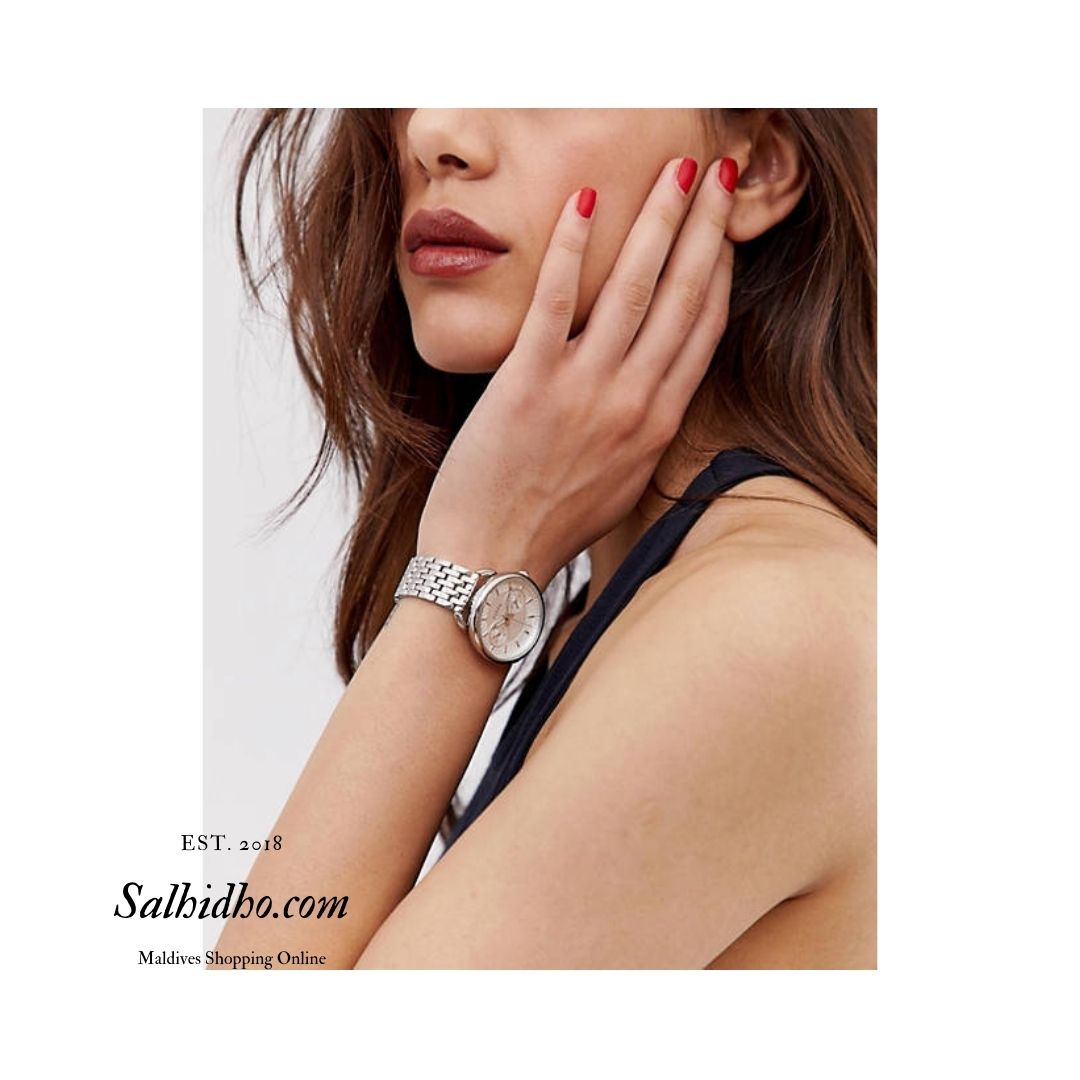 ES3712 - Fossil Tailor Multifunction White Dial Ladies Watch