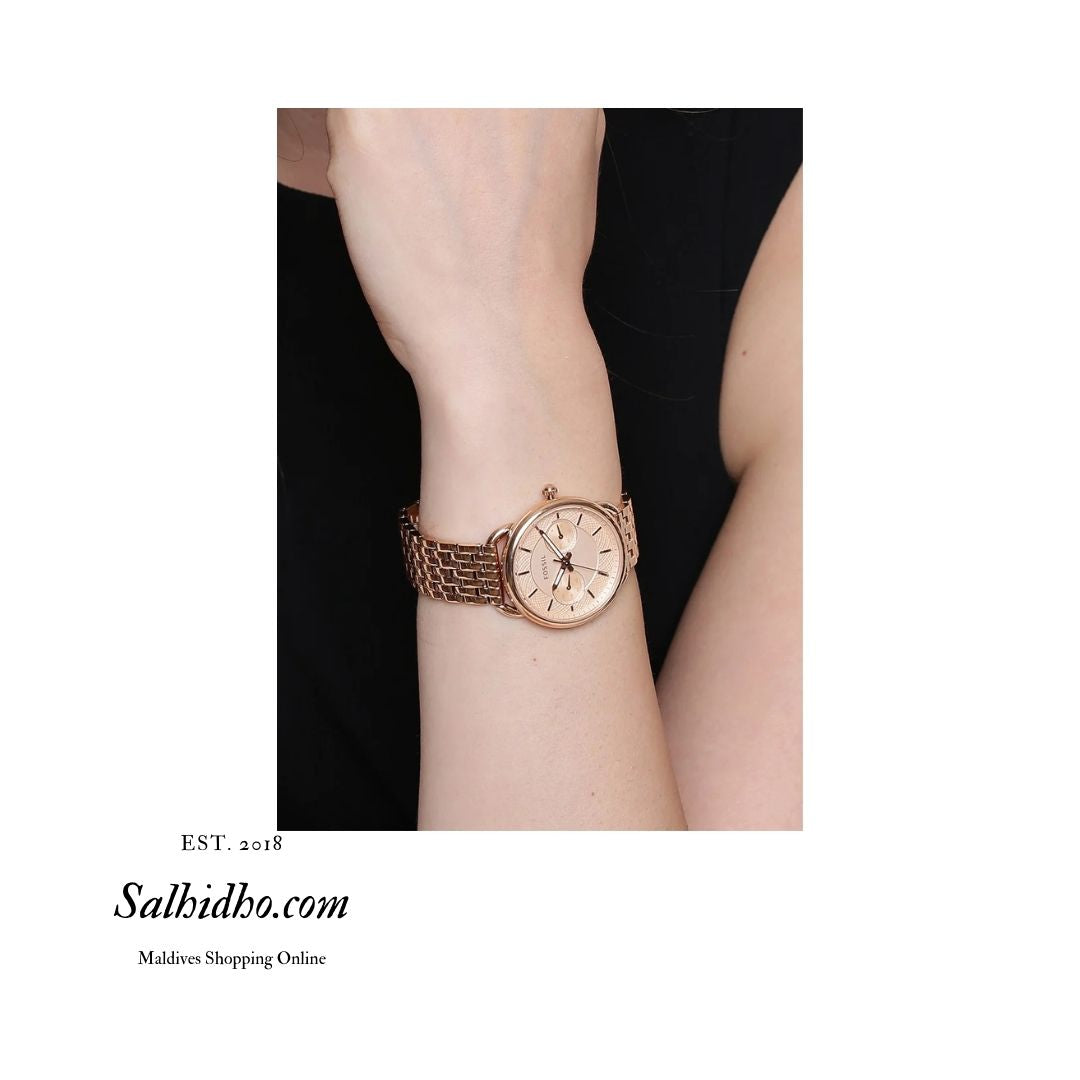 ES3713 - Fossil Rose Gold Stainless Steel Women's Watch