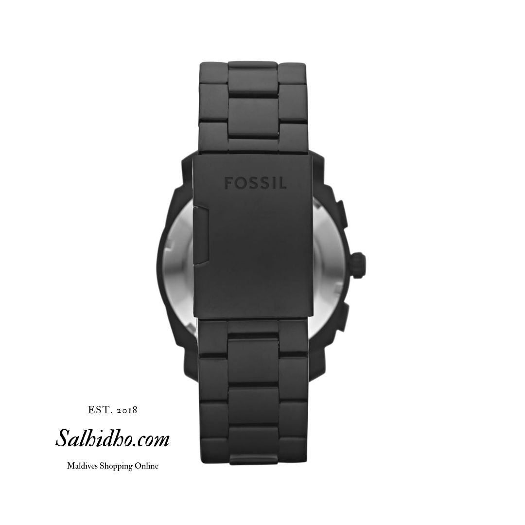 FS4682 - Fossil Machine Black Stainless Steel Watch