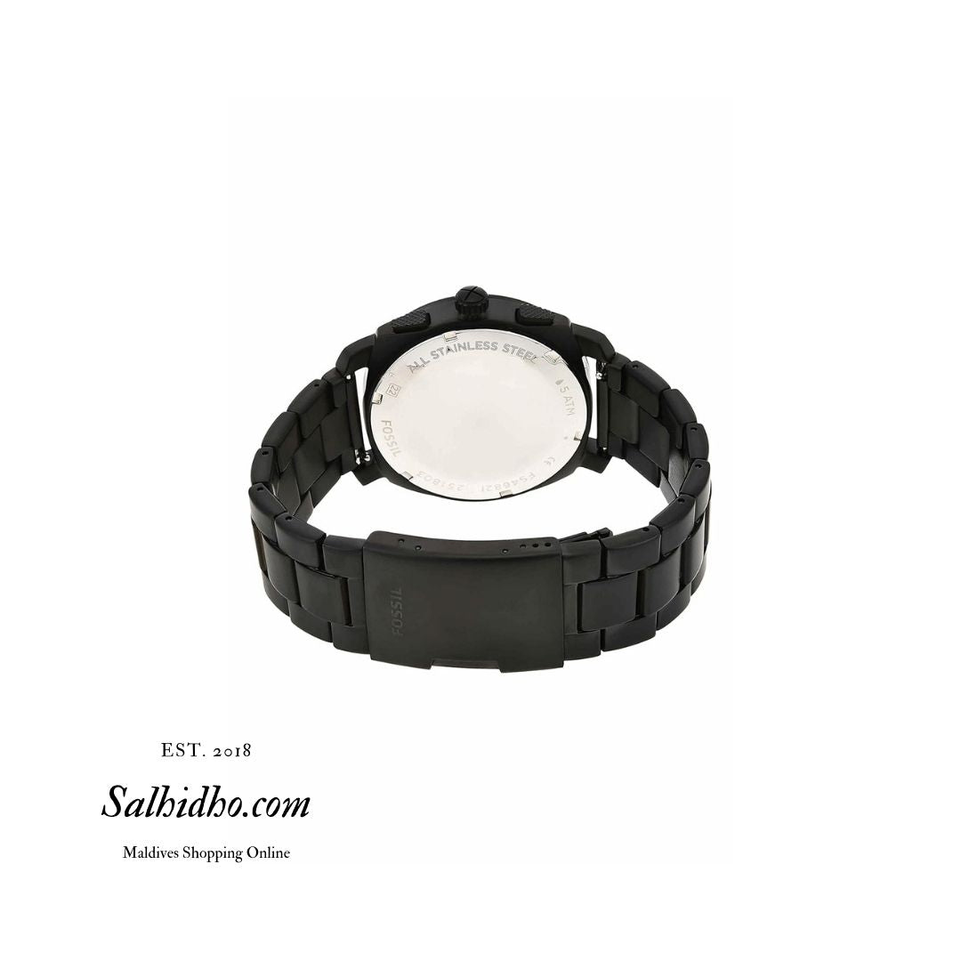 FS4682 - Fossil Machine Black Stainless Steel Watch